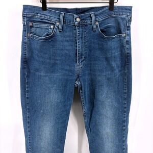 Levi Strauss 514 Mens Jeans W36 L30‎ Straight Fit Blue Denim